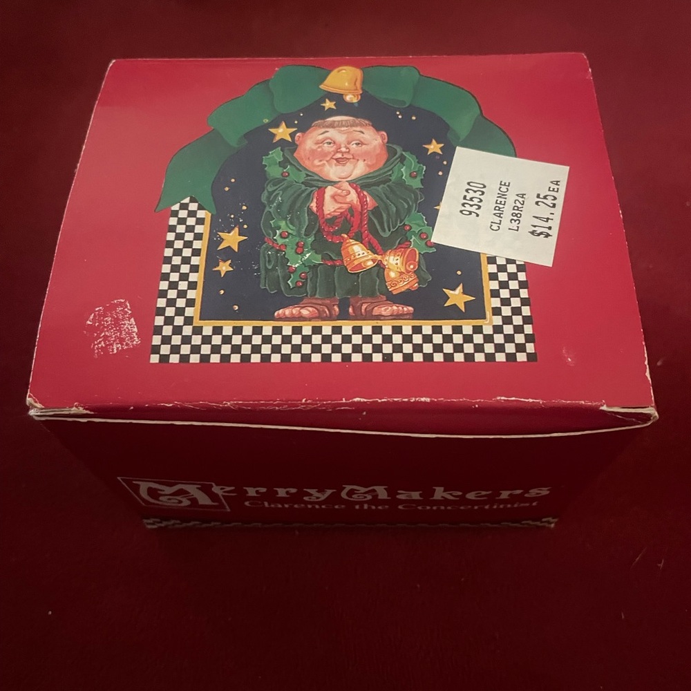 Merry Makers Dept 56 Monk Clarence Concertinist Accordion Figurine 9353-0